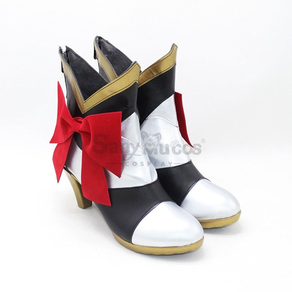 Game Genshin Impact Cosplay Noelle Shoes Boots