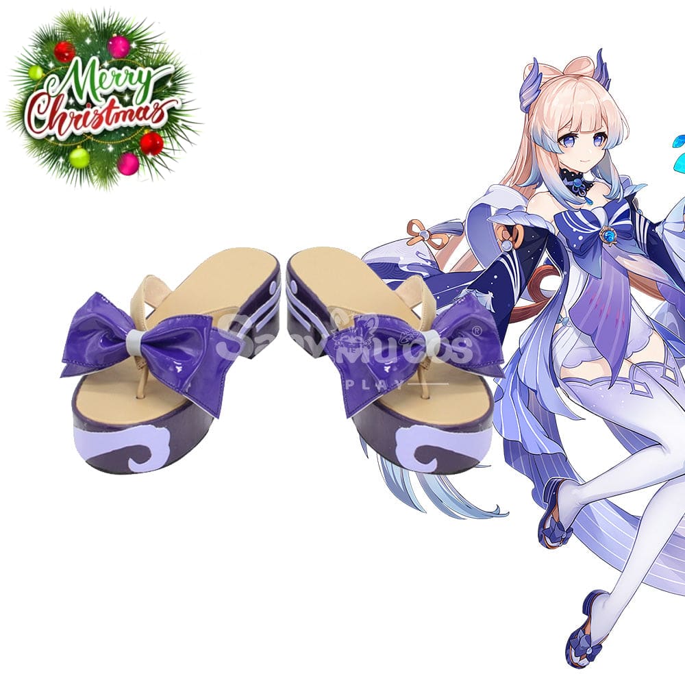 Game Genshin Impact Cosplay Sangonomiya Kokomi Shoes Boots