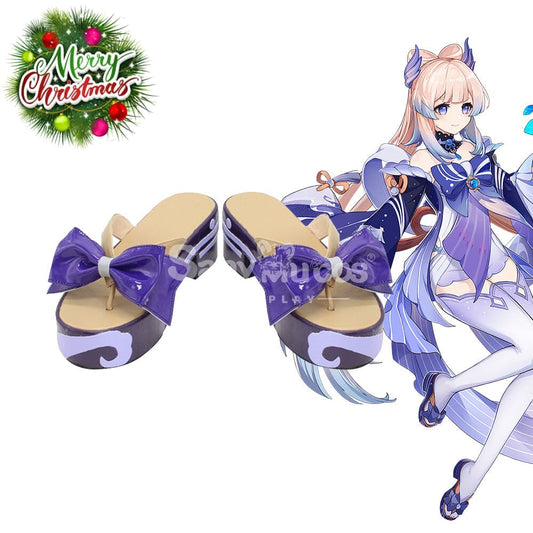 Game Genshin Impact Cosplay Sangonomiya Kokomi Shoes Boots 1000