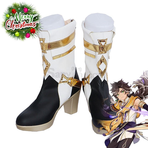 Game Genshin Impact Cosplay Sethos Shoes Boots