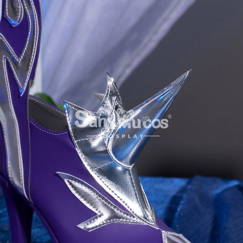 Game Genshin Impact Cosplay Skirk Shoes Boots