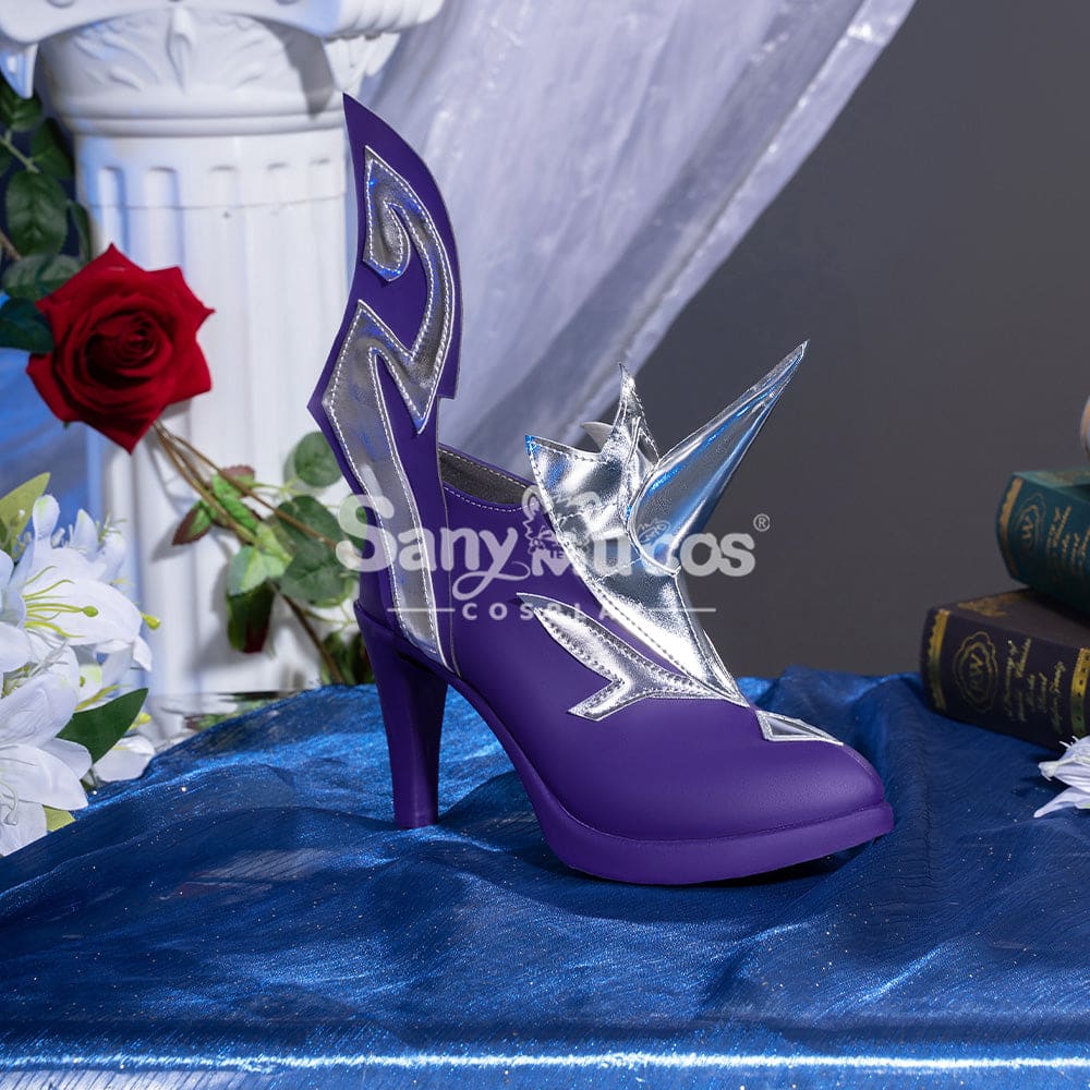 Game Genshin Impact Cosplay Skirk Shoes Boots