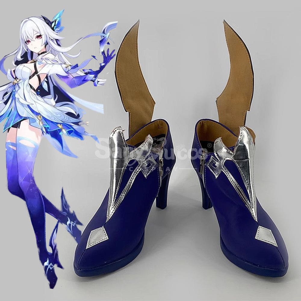 Game Genshin Impact Cosplay Skirk Void Star Cosplay Shoes Cosplay Shoes Boots