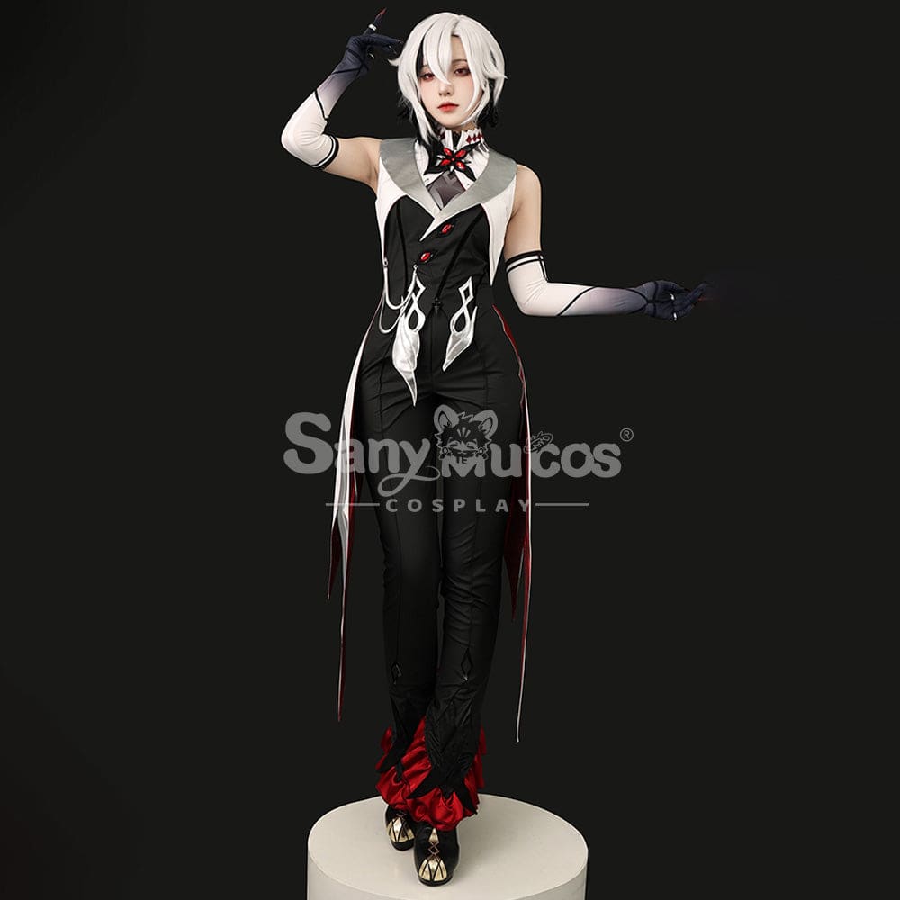 【In Stock】Game Genshin Impact Cosplay The Knave Arlecchino Costume Deluxe Edition Costumes