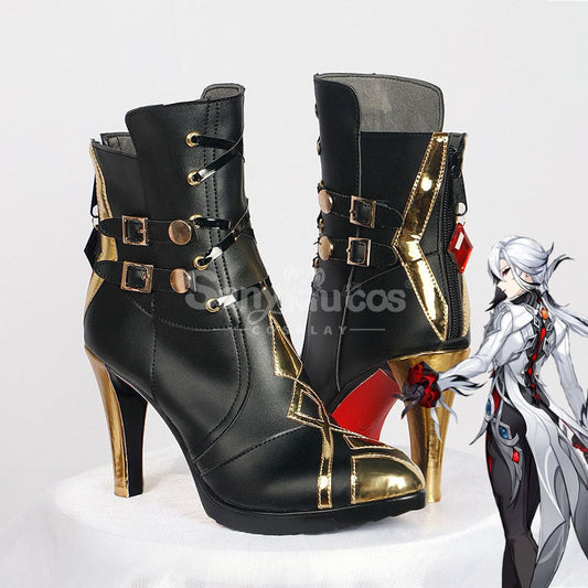 Game Genshin Impact Cosplay The Knave Arlecchino Shoes Boots 1000