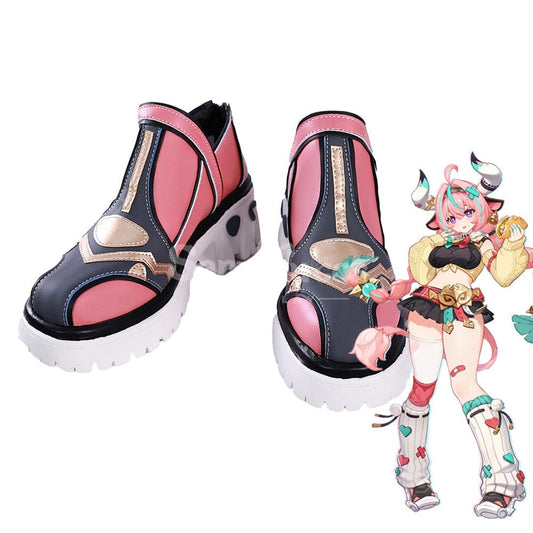 Game Genshin Impact Cosplay Varesa Cosplay Shoes Cosplay Shoes Boots 1000