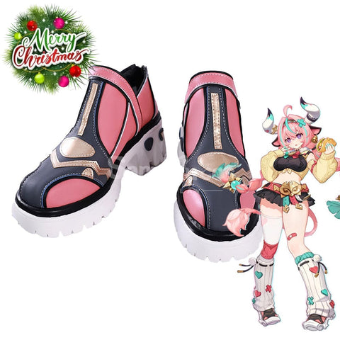 Game Genshin Impact Cosplay Varesa Cosplay Shoes Cosplay Shoes Boots