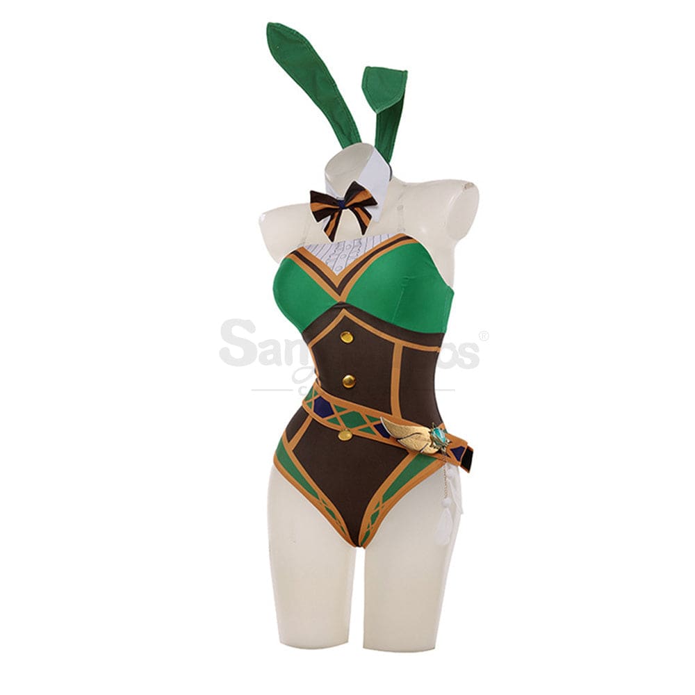 Game Genshin Impact Cosplay Venti Sexy Bunny Girl Costume Costumes