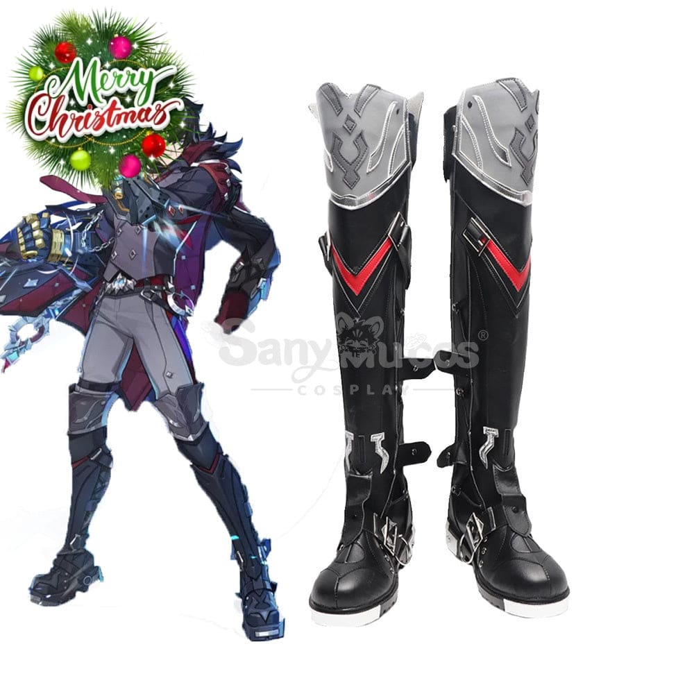 Game Genshin Impact Cosplay Wriothesley Shoes Boots