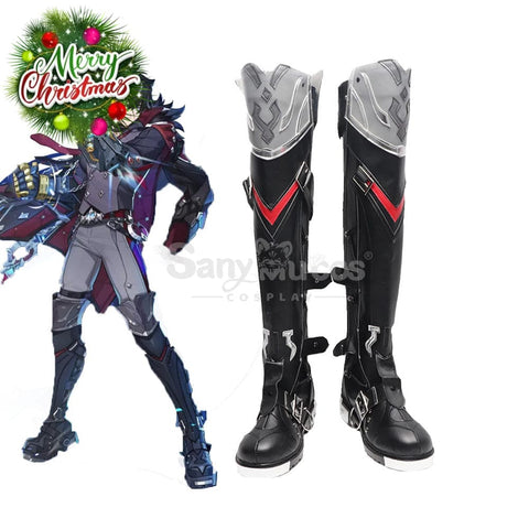 Game Genshin Impact Cosplay Wriothesley Shoes Boots