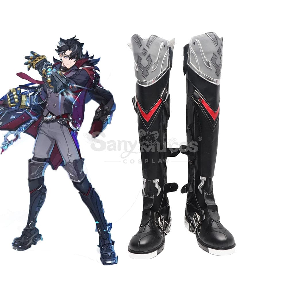 Game Genshin Impact Cosplay Wriothesley Shoes Boots