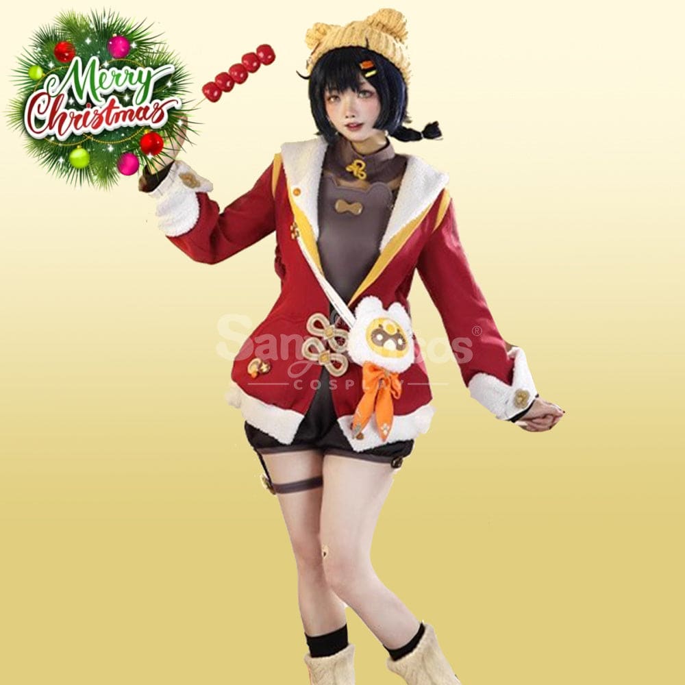 Game Genshin Impact Cosplay Xiangling New Year’s Cheer Cosplay Costume Cosplay Costumes
