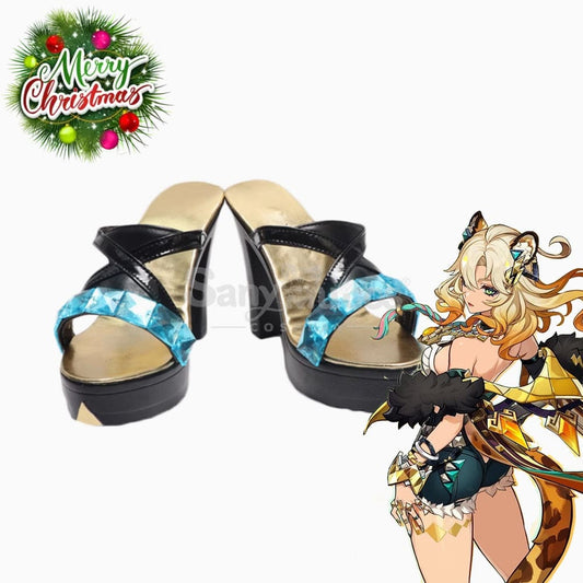 Game Genshin Impact Cosplay Xilonen Shoes Boots 1000