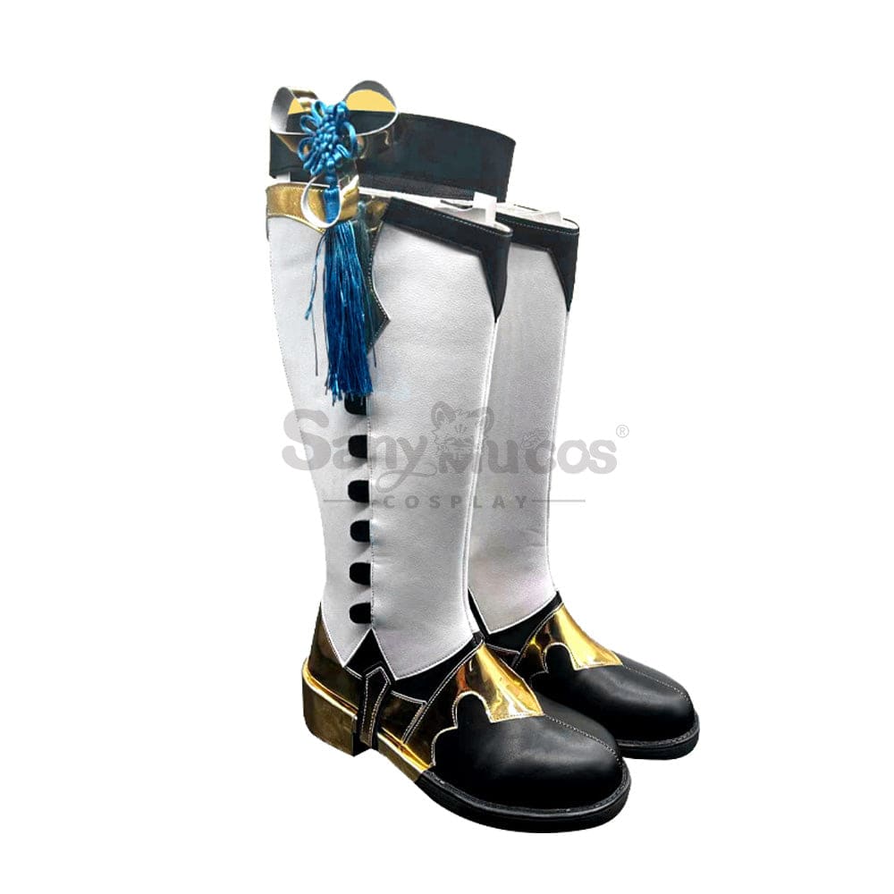 Game Genshin Impact Cosplay Xingqiu Shoes Boots