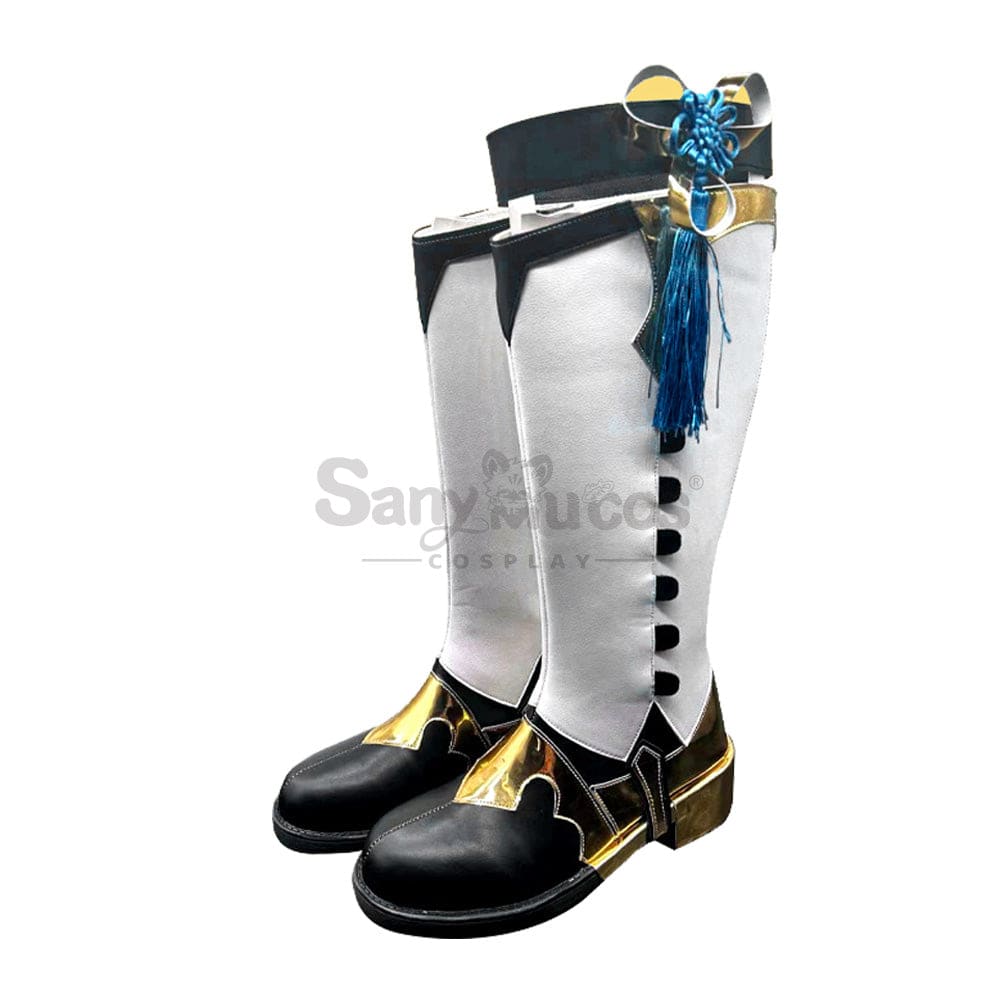 Game Genshin Impact Cosplay Xingqiu Shoes Boots