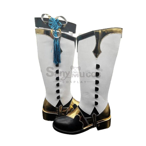 Game Genshin Impact Cosplay Xingqiu Shoes Boots