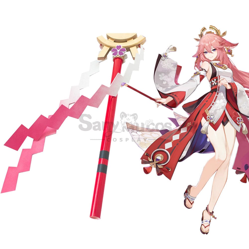 Game Genshin Impact Cosplay Yae Miko Accessory Prop