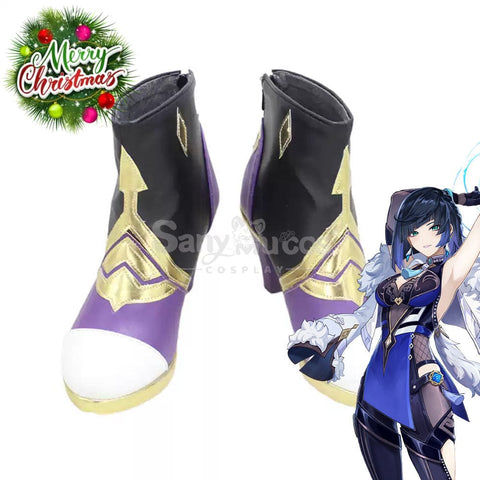 Game Genshin Impact Cosplay Yelan Shoes Boots