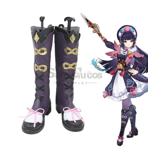 Game Genshin Impact Cosplay Yunjin Shoes Boots