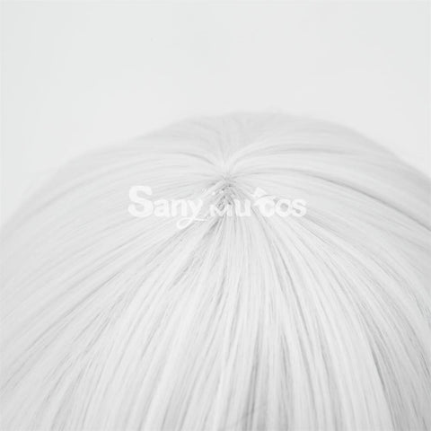 Game Genshin Impact Cyno Cosplay Wig Long Silver Wig