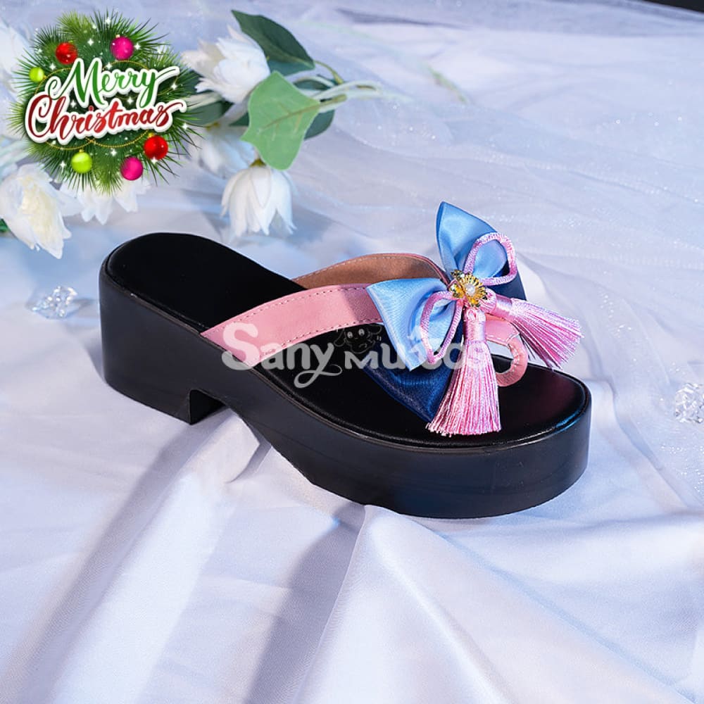 Game Genshin Impact Kamisato Ayaka cosplay Women shoes