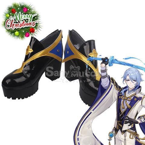 Game Genshin Impact Kamisato Ayato Cosplay Shoes Shoes Boots