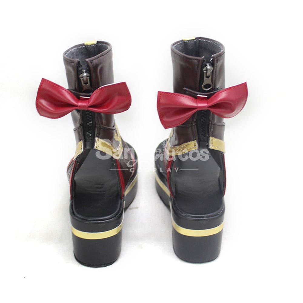 Game Genshin Impact Kuki Shinobu Cosplay Shoes Boots