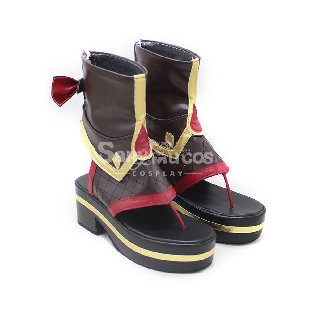 Game Genshin Impact Kuki Shinobu Cosplay Shoes Boots