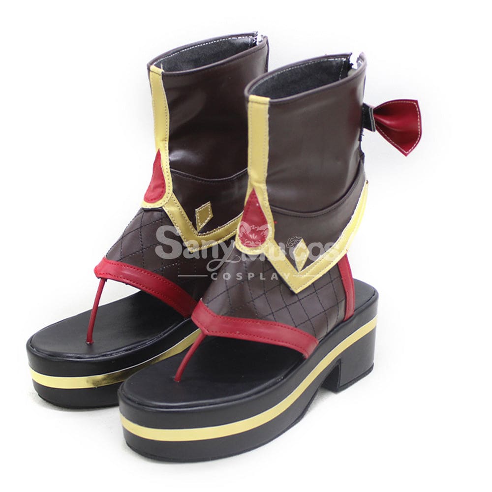 Game Genshin Impact Kuki Shinobu Cosplay Shoes Boots