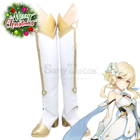 Game Genshin Impact Lumine Cosplay Shoes Shoes Boots