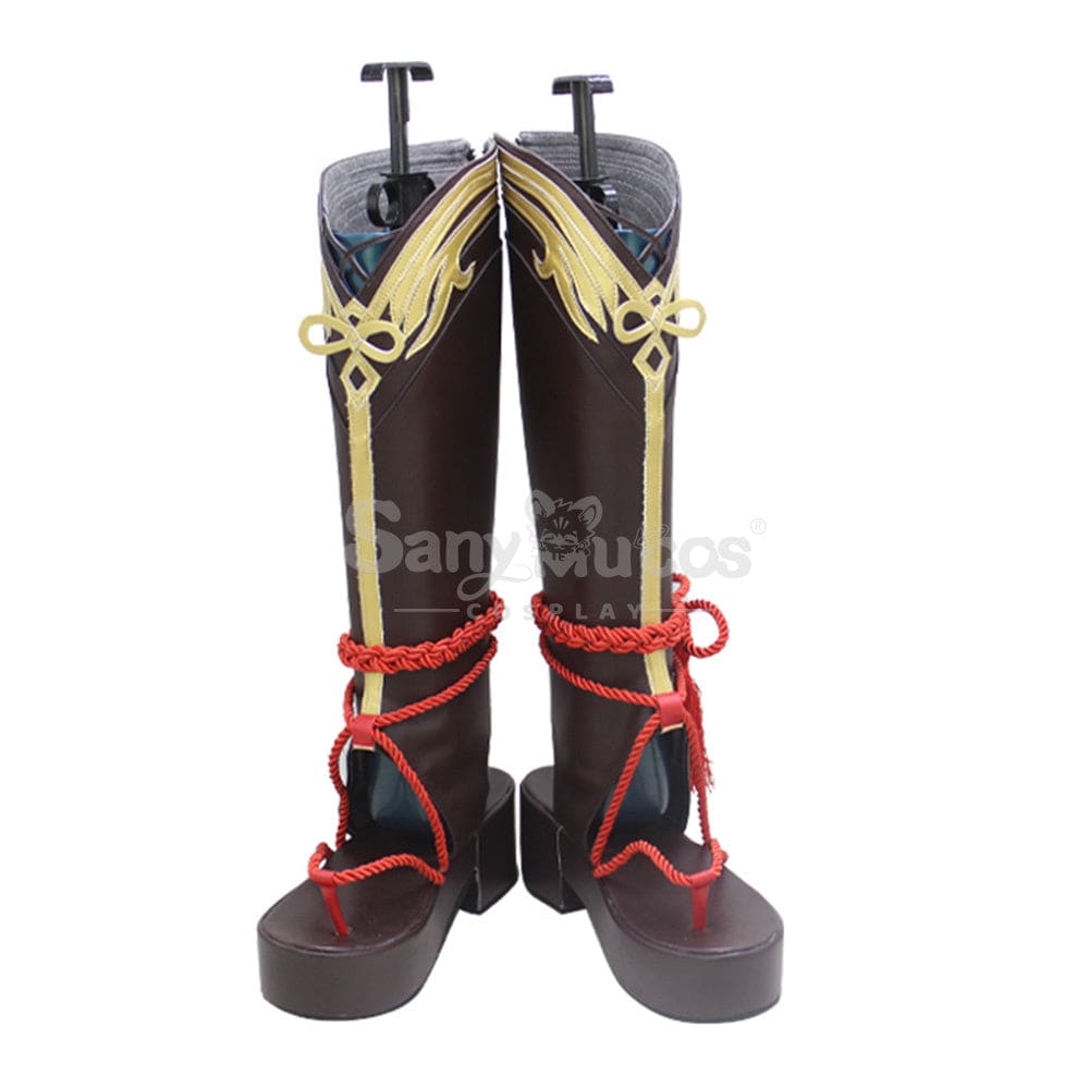 Game Genshin Impact Shikanoin Heizou Cosplay Shoes Shoes Boots