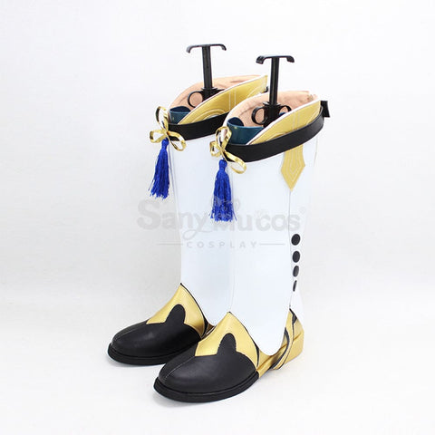 Game Genshin Impact Xingqiu Cosplay Shoes Boots