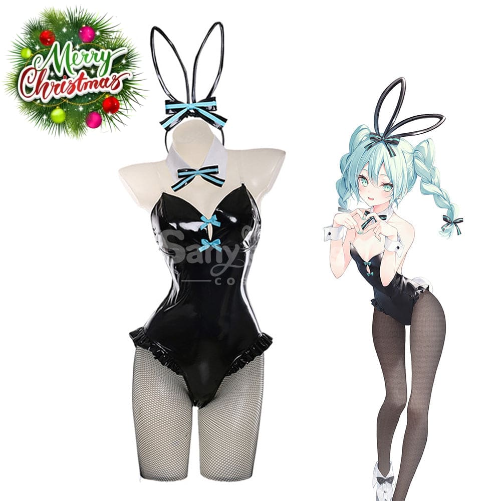 Game Hatsune Miku Cosplay Eula Sexy Black Bunny Girl Costume供应商已下架-无可替换货源 Costumes
