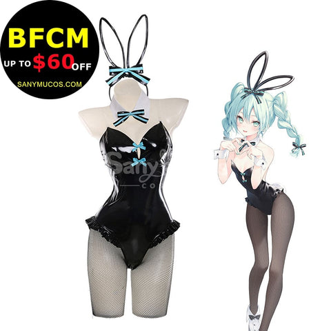 Game Hatsune Miku Cosplay Eula Sexy Black Bunny Girl Costume供应商已下架-无可替换货源 Costumes