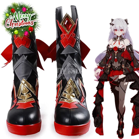 Game Honkai Impact 3rd Cosplay Lunar Vow: Crimson Love Cosplay Shoes Cosplay Shoes Boots