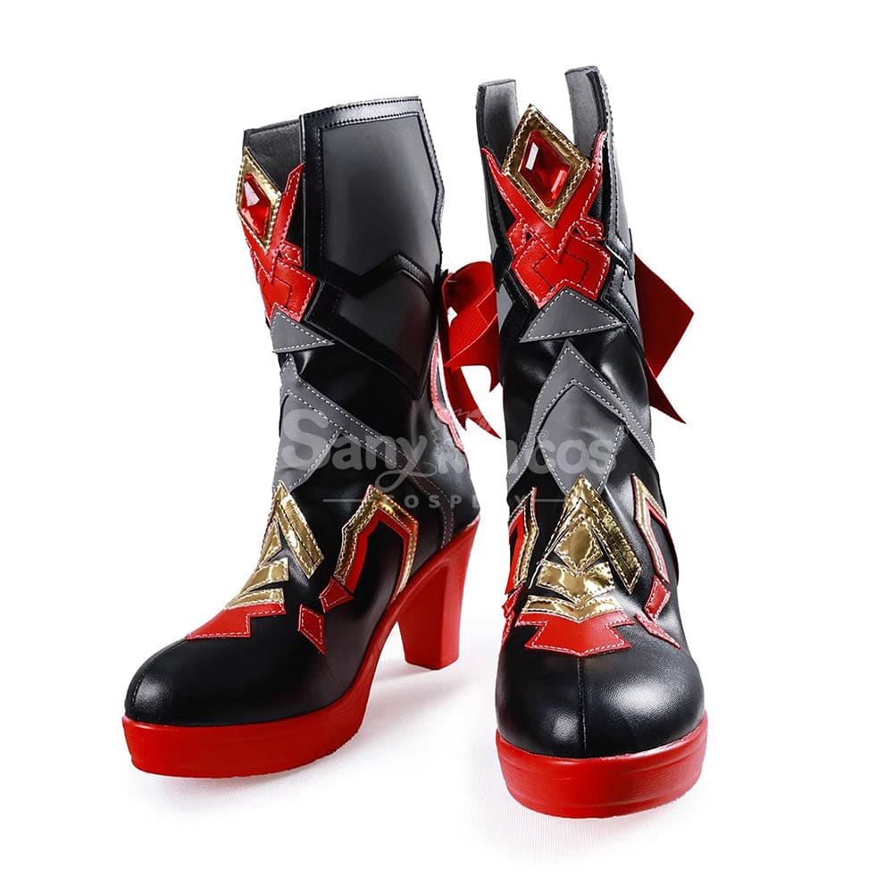 Game Honkai Impact 3rd Cosplay Lunar Vow: Crimson Love Cosplay Shoes Cosplay Shoes Boots