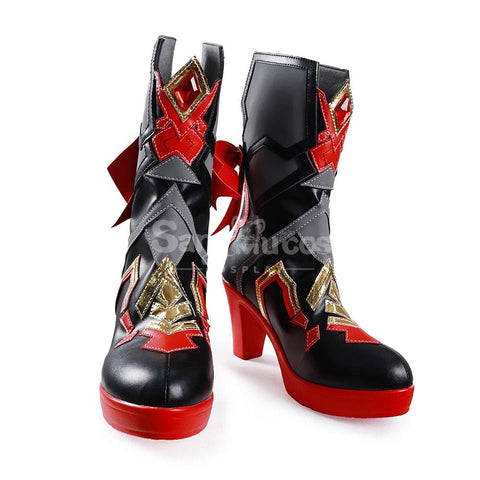 Game Honkai Impact 3rd Cosplay Lunar Vow: Crimson Love Cosplay Shoes Cosplay Shoes Boots