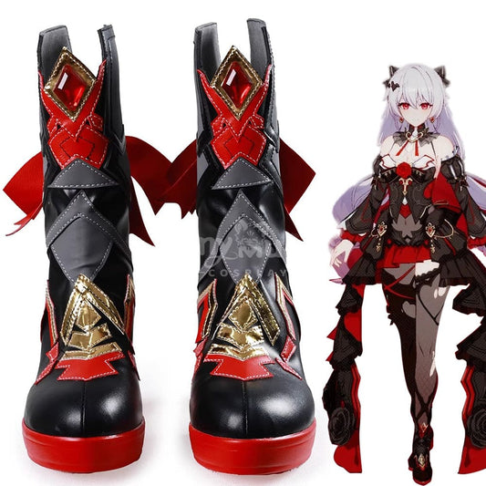 Game Honkai Impact 3rd Cosplay Lunar Vow: Crimson Love Cosplay Shoes Cosplay Shoes Boots 1000