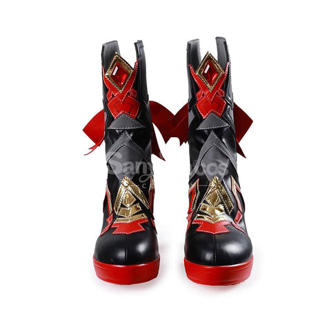 Game Honkai Impact 3rd Cosplay Lunar Vow: Crimson Love Cosplay Shoes Cosplay Shoes Boots