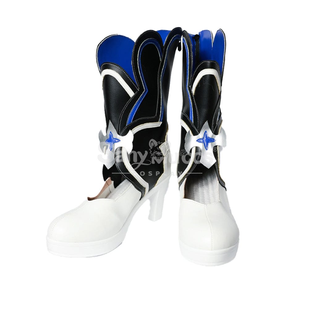 Game Honkai Impact 3Rd Cosplay Stygian Nymph Seele White/Black Shoes Blue / 36 Boots