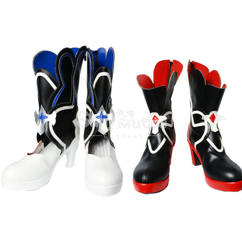 Game Honkai Impact 3Rd Cosplay Stygian Nymph Seele White/Black Shoes Boots