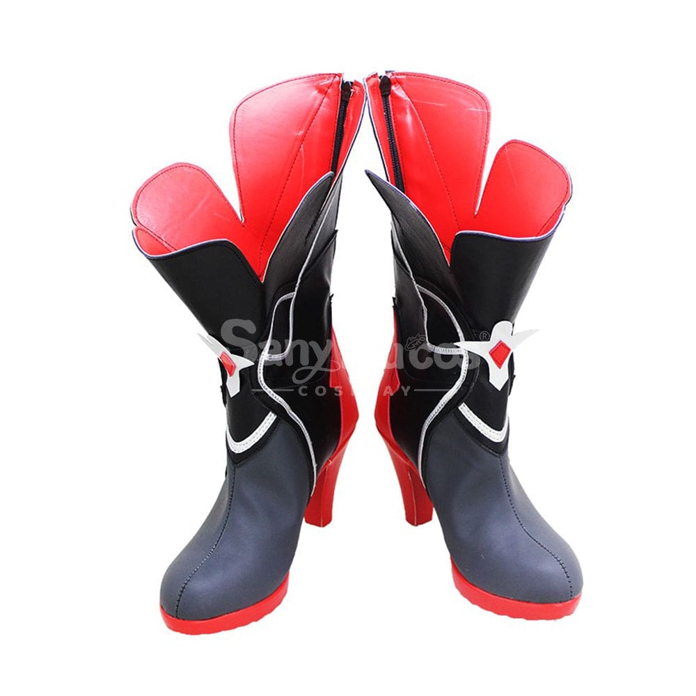 Game Honkai Impact 3rd Cosplay Stygian Nymph Seele White/Black Cosplay Shoes Red / 36 Cosplay Shoes Boots