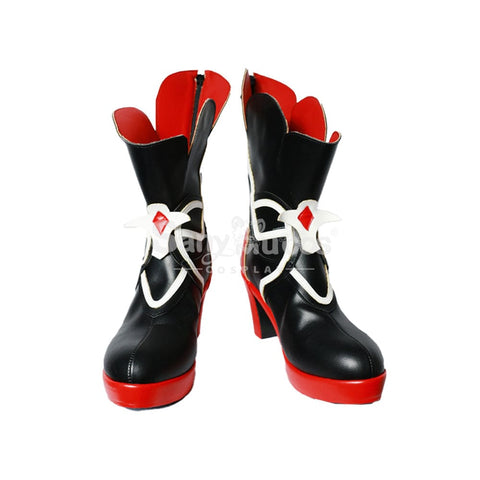 Game Honkai Impact 3Rd Cosplay Stygian Nymph Seele White/Black Shoes Red / 36 Boots