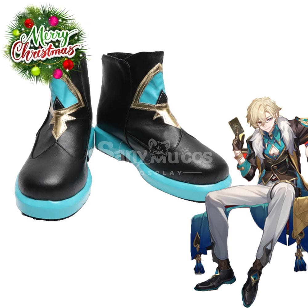 Game Honkai: Star Rail Cosplay Aventurine Shoes Boots