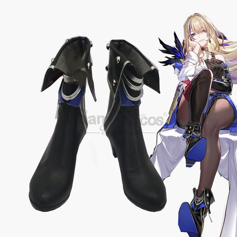 Game Honkai: Star Rail Cosplay Belobog Serval Shoes Boots