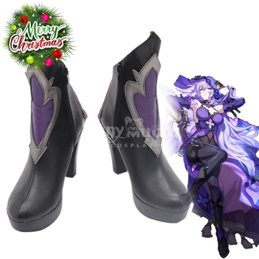 Game Honkai: Star Rail Cosplay Black Swan Shoes Boots 1000