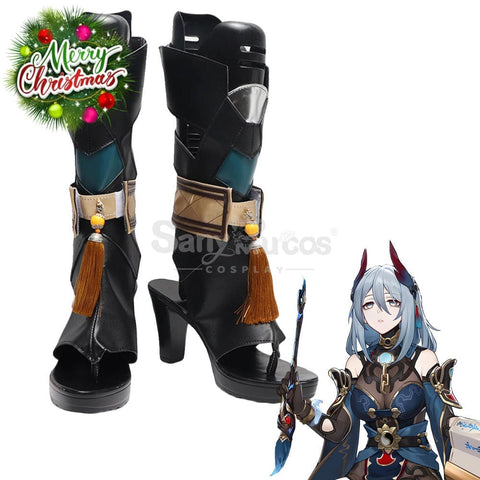 Game Honkai: Star Rail Cosplay Hanya Shoes Boots