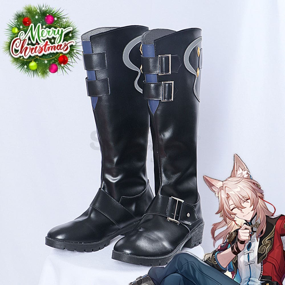 Game Honkai: Star Rail Cosplay Jiaoqiu Shoes Boots