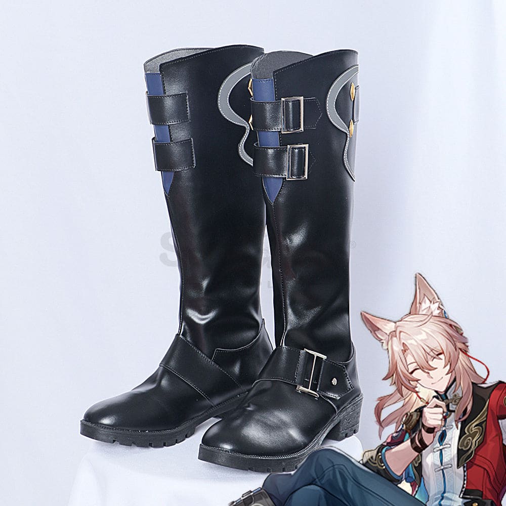 Game Honkai: Star Rail Cosplay Jiaoqiu Shoes Boots