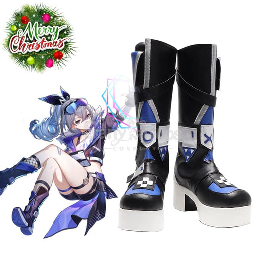 Game Honkai: Star Rail Cosplay Stellaron Hunters Silver Wolf Shoes Boots 1000